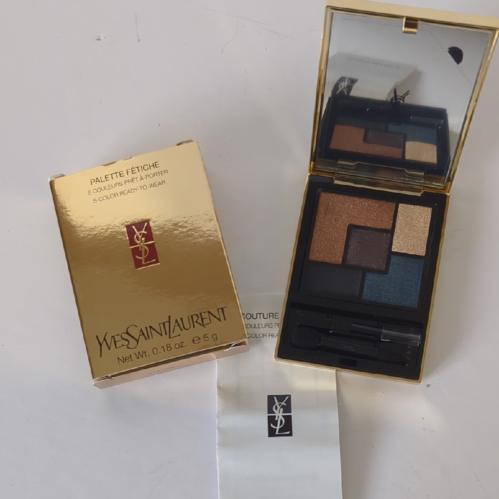 Yves Saint Laurent Palette Fétiche - Gold and Blue Hues